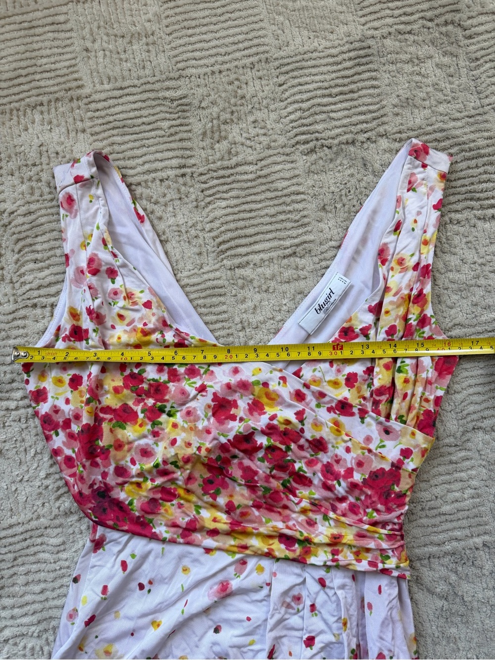 Vintage Blugirl Blumarine Floral Dress Sz S/M - Picture 10 of 10
